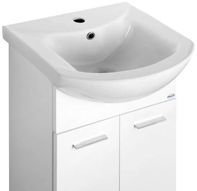 Aqualine Aqualine, ZOJA umývadlová skrinka 42x74x25cm, biela, 51045A