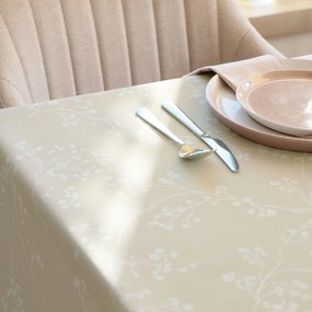 Goldea hranatý teflónový obrus - popínavé rastliny 140 x 220 cm