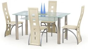 Jedálenský stôl: halmar cristal mliečny