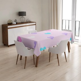 Sablio Obrus Srdce vedľa srdca - 130x130 cm