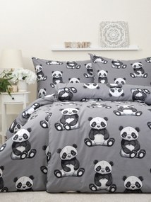 Francúzske bavlnené obliečky Renforcé – Panda