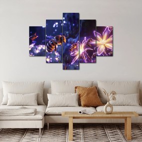 Obraz - Včelia lúka III. (150x105 cm)