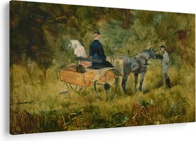 Obraz - Henri de Toulouse-Lautrec, The Trap, reprodukcia (90x60 cm)