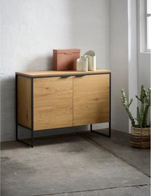 Komoda v dekore duba v prírodnej farbe 104,5x80x45 cm Cesura – Unique Furniture