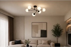 BRILAGI - Prisadený luster MILO 6xE27/60W/230V čierna