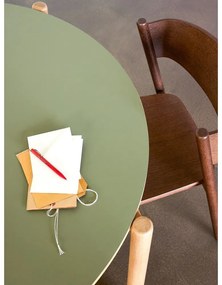 Okrúhly jedálenský stôl z dubového dreva ø 115 cm Oblique – Hübsch