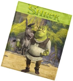 Detská deka Shrek a Oslík 130x160 cm