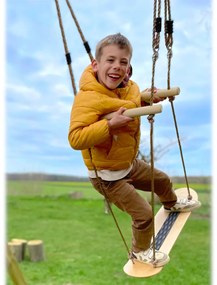 Drevená hojdačka Skateboard