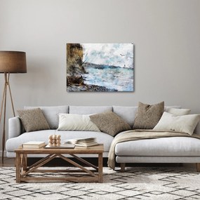 Obraz - Útes, akvarel (70x50 cm)