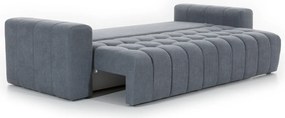 Rozkladacia pohovka s úložným priestorom Losta - svetlosivá
