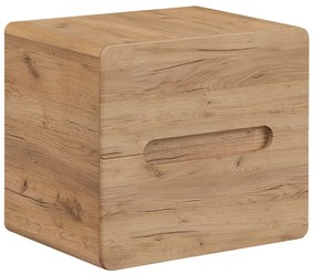 Kúpeľňová závesná skrinka univerzálna Aruba 828 2S dub craft zlatý