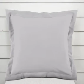 Biante Dekoračná obliečka na vankúš s lemom Rongo RG-016 Svetlo sivá 60 x 60 cm