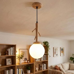 Toolight Toolight, stropné svietidlo 1xE27 APP1422-1CP, hnedá-biela, OSW-02415