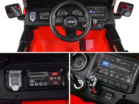 JOKOMISIADA Autíčko na batériu Jeep Wrangler Rubicon PA0223 CZ červený