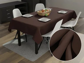 Biante Dekoračný obdĺžnikový obrus Rongo RG-051 Hnedý 120x180 cm
