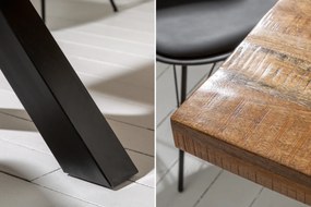 Jedálenský stôl Iron Craft 160cm mango natural 70mm