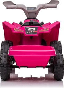 LEAN CARS Ružová batériová štvorkolka XMX630T s prívesom