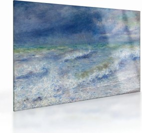 Sklenený obraz - Pierre-Auguste Renoir, Seascape, reprodukcia (70x50 cm)