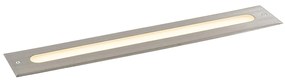 Moderný zemný reflektor oceľ 50 cm vrátane LED IP65 - Eline