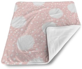 Sablio Deka pre bábätko Biele fľaky - 90x120 cm