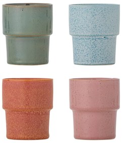 Šálky v súprave 4 ks na espresso z kameniny 150 ml Ewan – Bloomingville