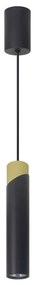Luster na lanku NEO 1xGU10/8W/230V čierna/zlatá