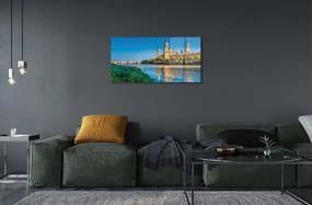 Sklenený obraz Španielsko Katedrála rieky 120x60 cm