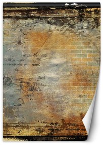 Fototapeta, Starý betonový vzhled struktury Hnědá půda - 100x140 cm