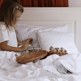 Povlečenie pre dospelých s čipkou biela 140x200cm