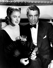 Umelecká fotografie Ingrid Bergman And Cary Grant, (30 x 40 cm)