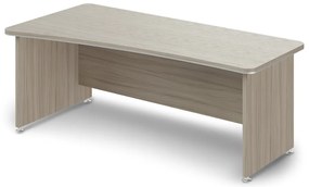 Ergonomický stôl TopOffice 200 x 100 cm, ľavý, driftwood