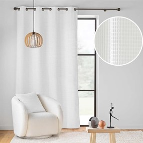 Biely zamatový záves 140x260 cm Swing – douceur d'intérieur