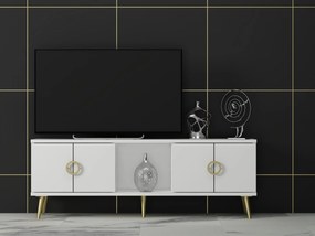 TV stolík/skrinka Tesobu (biela) . Vlastná spoľahlivá doprava až k Vám domov. 1095208