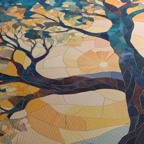 Obraz – Mozaika – slnko a strom II. (70x50 cm)