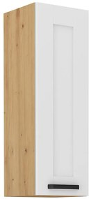 Kuchynská skrinka LUNA biely mat/artisan  30g-90 1f