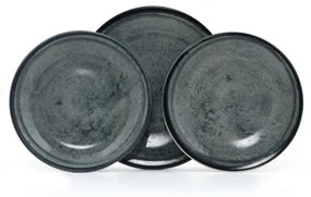 18-dielna jedálenská súprava z modrého porcelánu