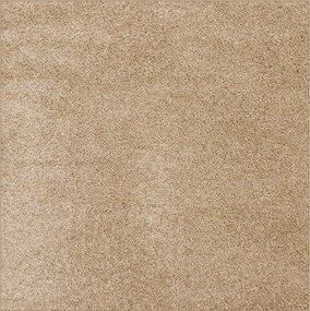 AladinWorld Expres, Kusový koberec Velur Ultra béžový štvorec, 200x200, béžová, obývacia izba