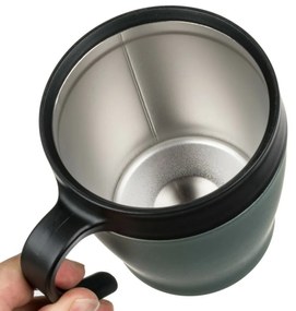 Banquet Termohrnček cestovný TAZZA 330 ml, zelenosivá