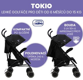 Asalvo TOKIO golfový kočík 6m-15kg black