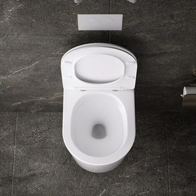 BPS-koupelny Závesná WC misa so SoftClose sedadlom HYD-4664, biela