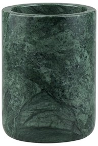 Tmavozelený mramorový téglik na zubné kefky Marble – Mette Ditmer Denmark