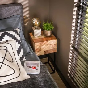 Nočný stolík 21-40 Mill Drevo Acacia  - Komfort-nábytok