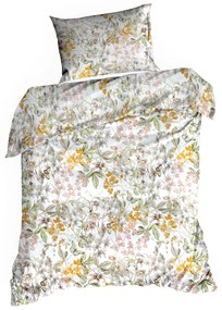 RENFORCÉ OBLIEČKY PAULA 200X220 CM, 2 KS 70X80 CM KVETY