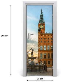 Fototapeta samolepiace na dvere Gdaňsk Poľsko 75x205 cm