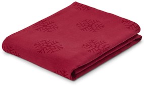Žakárový obrus, červený, štandardná veľkosť
