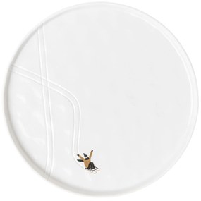 räder Porcelánový tanieer Sledging 22 cm