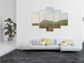 Obraz - Simon Denis,  View Near Naples, reprodukcia (150x105 cm)
