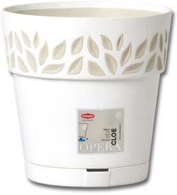 Obal Cloe plastový biely 15x15cm