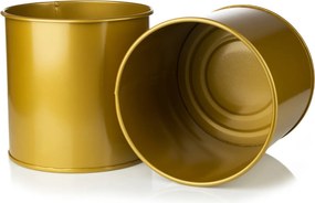KOVOVÝ KVETINÁČ SO STOJANOM GOLDEN 75X21 CM ZLATÁ