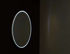 Sapho Sapho, FLOAT LED podsvietené zrkadlo, priemer 740mm, biela, 22574